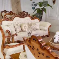 مبل کلاسیک مدل افسون و میزناهارخوری افسون