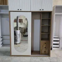 کمد لباس درب ریلی ممبران مدل هلالی (پازلی سفارشی)|جاکفشی، کمد، دراور|تهران, یافتآباد|دیوار