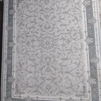 یک تخته فرش 12 متری نو طوسی،1200 شانه و 3600 تراکم