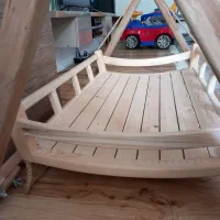 گهواره. تمام چوب|تخت و سرویس خواب|گرگان, |دیوار