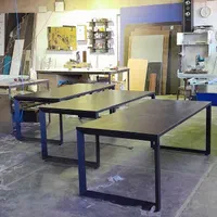 کنفرانس 8 نفره پایه فلزی دو تیکه 300*90|دفتر کار|کرج, چهارصد دستگاه|دیوار