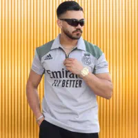 تیشرت یقه دارنیم زیپ رئال مادرید|لباس|کرج, شهرک بنفشه|دیوار