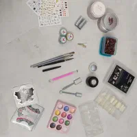 ست وسایل کاشت ناخن کامل|آرایشگاه و سالنهای زیبایی|نجفآباد, قلعه سفید|دیوار