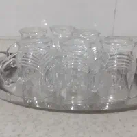 سه دست سرویس چایی خوری فرانسوی ساده وطرح دار