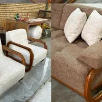 مبل پلاس/مدل ِچروتی/ چوب راش/|مبلمان خانگی و میز عسلی|مشکیندشت, |دیوار