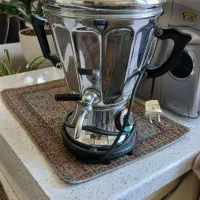 سماور برقی قدیمی سنگین برنجی