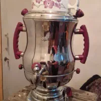 سماور گازی دو کاره  با کتری