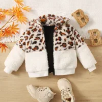 کاپشن خز پلنگی دخترانه