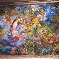 عنواع قالیچه پادری روتختی|پادری|میانه, |دیوار