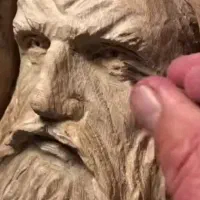 پیکر تراشی چوب هنرهای چوبی