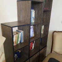 کتابخانه|کتابخانه، شلف، قفسه‌های دیواری|کرج, گلشهر|دیوار