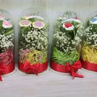 باکس شیشه ای گل