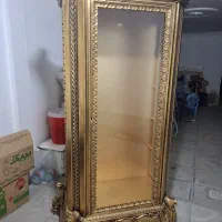 بوفه چوبی ورق طلا چوب راش