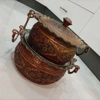 ست سرویس مسی دست ساز قلمکاری شده
