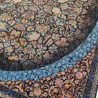 دو تخته فرش12متری700شانه سرمه‌ای