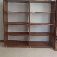 قفسه مغازه mdf دکور چوبی فروشگاهی ویترین ام دی اف