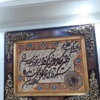 تابلو فرش دستباف ون یکاد ابریشم کار شده بزرگ|تابلو فرش|تهران, افسریه شمالی|دیوار