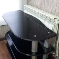 میز تلویزیون LCD  و LED شیشه ای