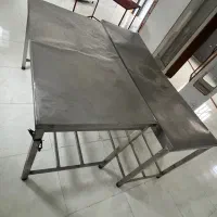 2 عدد میز استیل کارکرده|کافی‌شاپ و رستوران|بندر انزلی, استادیوم|دیوار