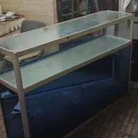 ویترین آلمینیومی ۲ عدد و رگال