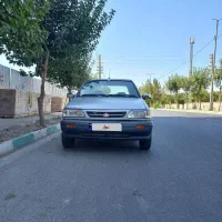 پراید ۸۷  نقره‌ای  دوگانه شاسی سالم