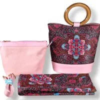 کیف و روسری ابریشم