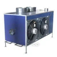 بخاری صنعتی فن دار تکفاز گازوئیلی وگازشهر