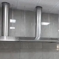 ورامین هود استیل کبابی گالوانیزه هدایت هوا چکی