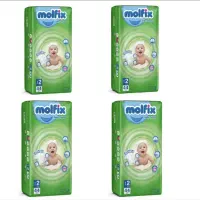 پوشک مولفیکس سایز ۲ ،بسته ۴۴عددی