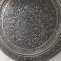 سینی دیوارکوب  مسی پر قلم