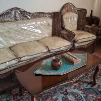فروش مبلمان ۹ نفره همراه میز ناهار خوری ۱۰ نفره