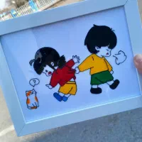 نقاشی روی شیشه|تابلو، نقاشی، عکس|خسروشاه, |دیوار