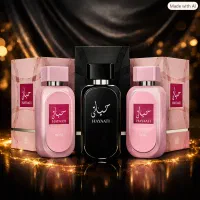 عطر ادکلن حیاتی مشکی صورتی