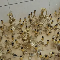 برنز برنز برنز لوستر *به ضمانت تمام برنز *|لوستر و چراغ آویز|کرمانشاه, |دیوار