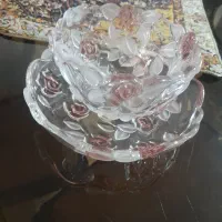 ظروف سرمه ای .لمونژ.دیوار کوب گل چینی|ظروف سرو و پذیرایی|تهران, خانی‌آباد|دیوار