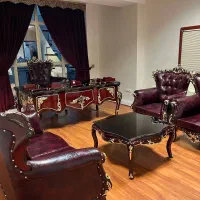 مبلمان اداری چرم چسترلمسه|دفتر کار|قم, سراجه|دیوار