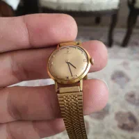 ساعت زنانه امگا کوکی نیم طلا ساخت سوییس 24 عیار|ساعت|اصفهان, باتون|دیوار