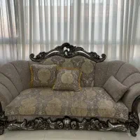مبل ۷ نفره با دو میز ، در حد نو