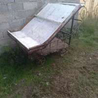 گاری چهارچرخ|ابزارآلات|رشت, کوی حسینی|دیوار