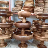 تولیدی ظروف چوبی بصورت عمده و تک