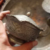 قندان قدیمی|کلکسیون اشیاء عتیقه|بجنورد, |دیوار