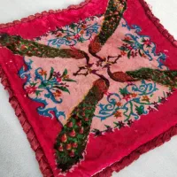 روکوسنی مخمل قدیمی|پرده، رانر، رومیزی|رشت, چله خانه|دیوار