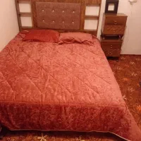 تختخواب وکمدو2عددپاتختی|تخت و سرویس خواب|بروجرد, |دیوار