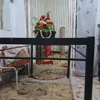 میز ناهار خوری فلزی ۸ نفره بدون صندلی
