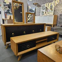 آینه کنسول بلوط|بوفه، ویترین، کنسول|مشکین‌دشت, |دیوار