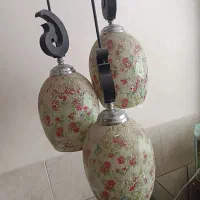 لوستر سه حباب آشپزخانه