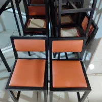 ۱۲ عدد مینی صندلی فلزی نو ( بدون کارکرد)