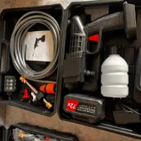 کارواش شارژی 72ولت پر قدرت+باکس حمل+شلنگ۵متری|سایر لوازم برقی|قشم, |دیوار