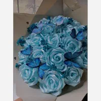 گل های روبانی /گل/دسته‌گل/باکس‌گل|گل مصنوعی|سیاهکل, |دیوار