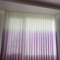 پرده حریر دو رنگ